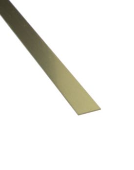 Brass Strip - 1/2" Wide, 0.025" Thick, 12" Long #8236